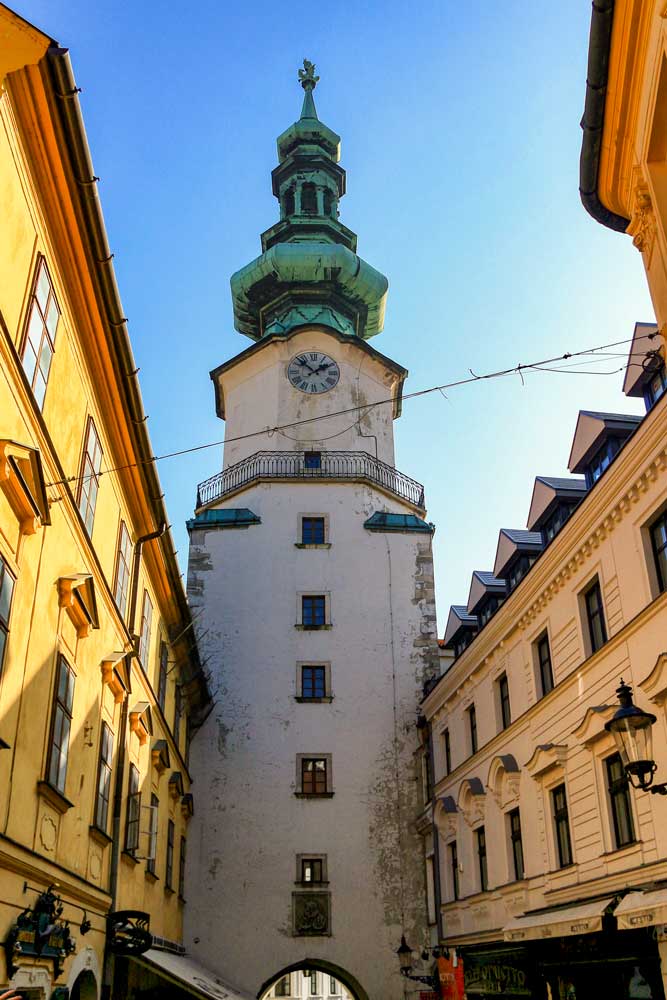 Brama i Wieża Michała na Starym Mieście w Bratysławie