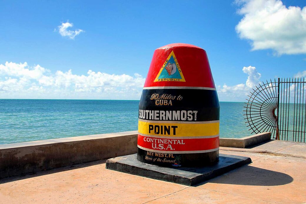 Najbardziej wysunięty na południu punkt kontynentalnych Stanów Zjednoczonych na Key West