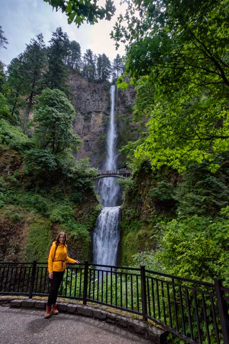 Wodospad Multnomah Falls w stanie Oregon