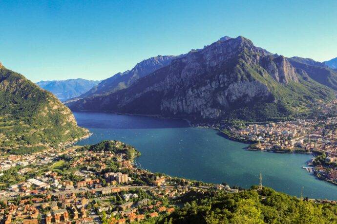 Widok na Jezioro Como z Monte Barro