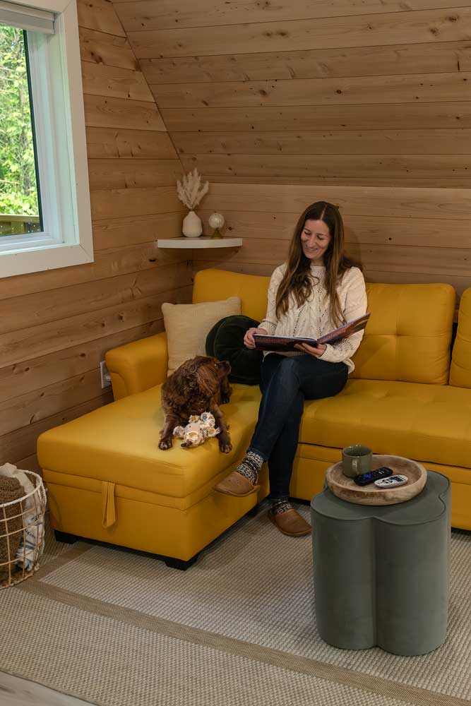 Chatka przyjazna psom w Marion blisko Shawnee National Forest w stanie Illinois