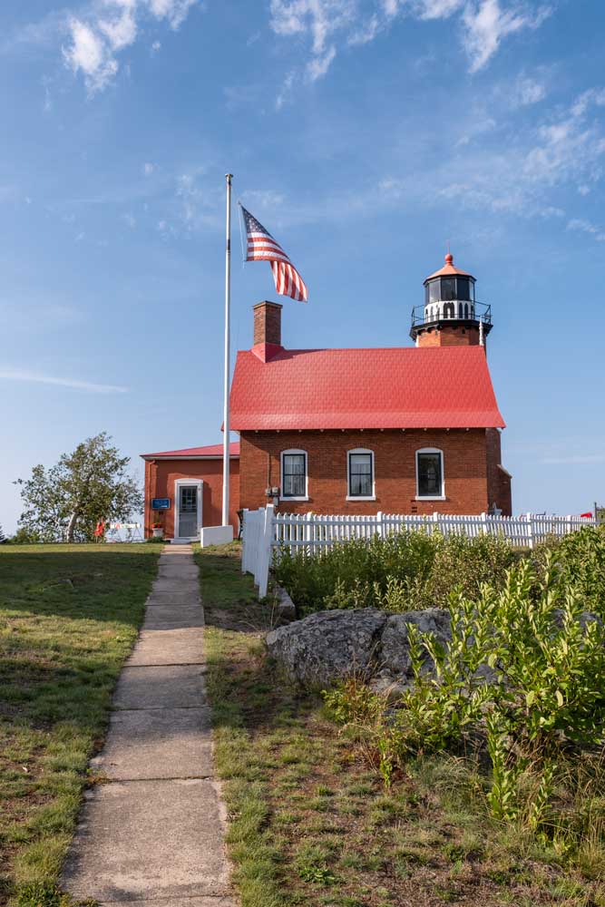 Latarnia morska Eagle Harbor w stanie Michigan