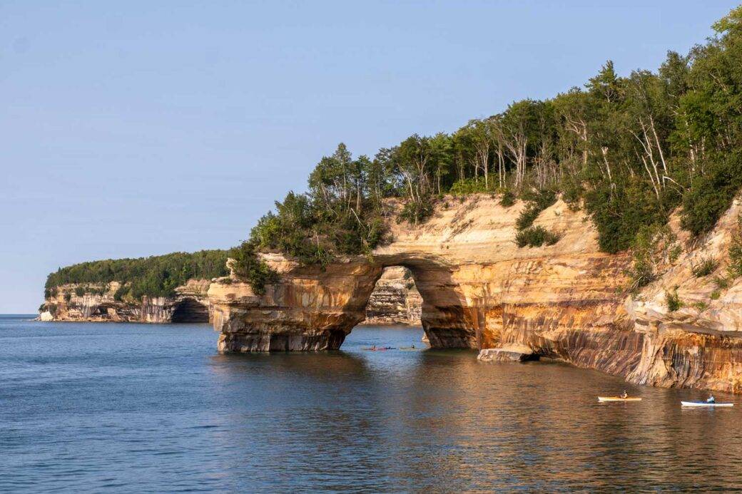 Pictured Rocks National Lakeshore w stanie Michigan
