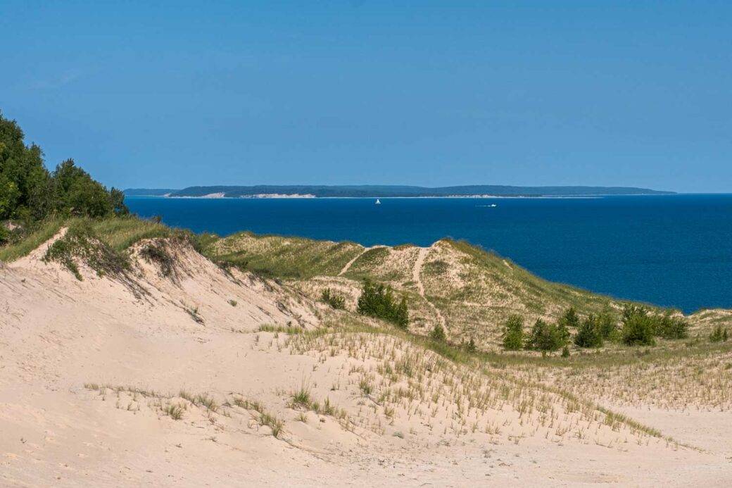 Sleeping Bear Dunes Lakeshore w Michigan