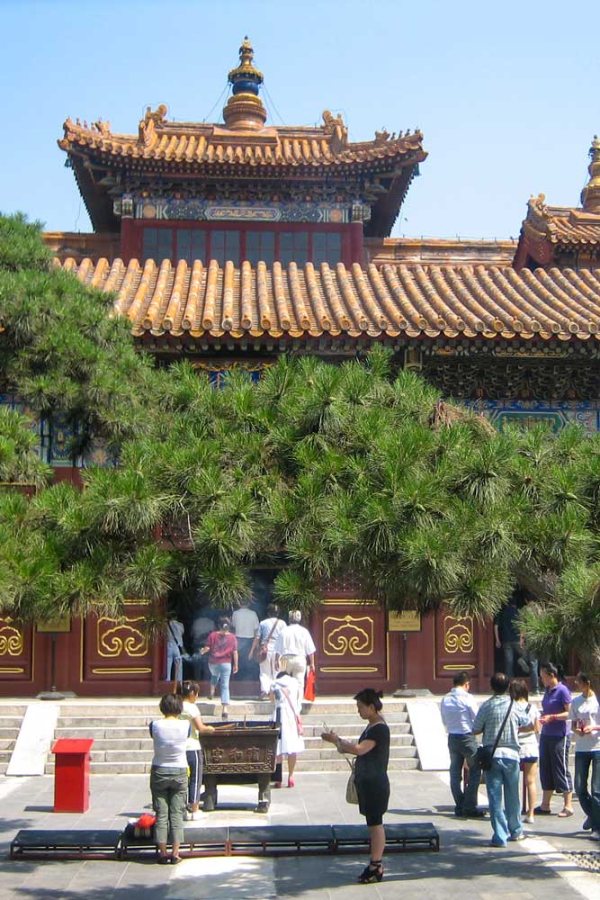 Lama temple in Beijing, China