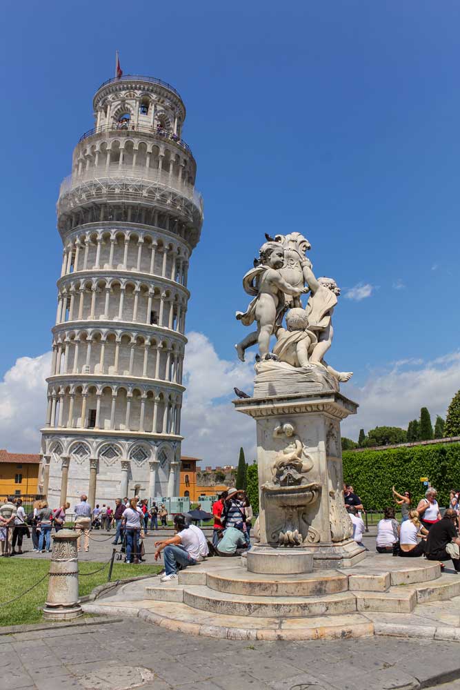 The Leaning Tower in Pisa in Italy