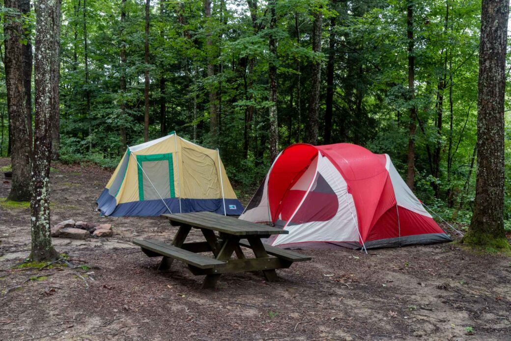 Campsite at New River Gorge, West Virginia