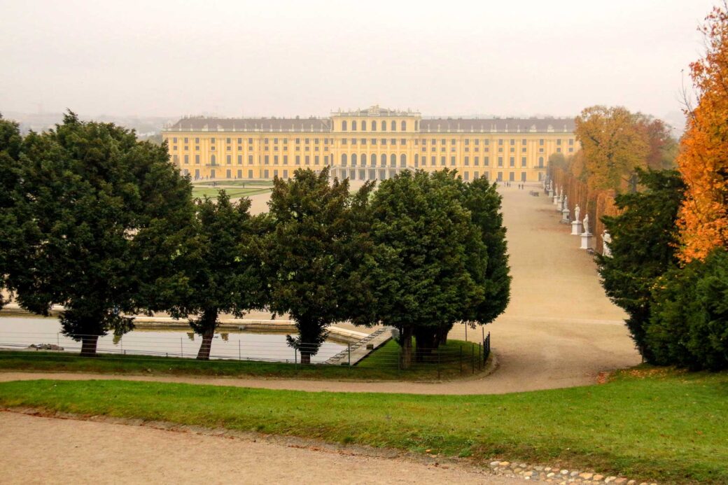 Schönbrunn Palace view from Gloriette