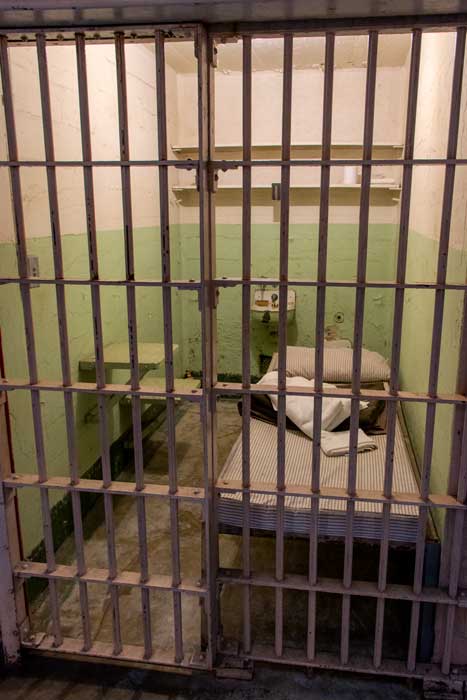 Cell in Alcatraz prison