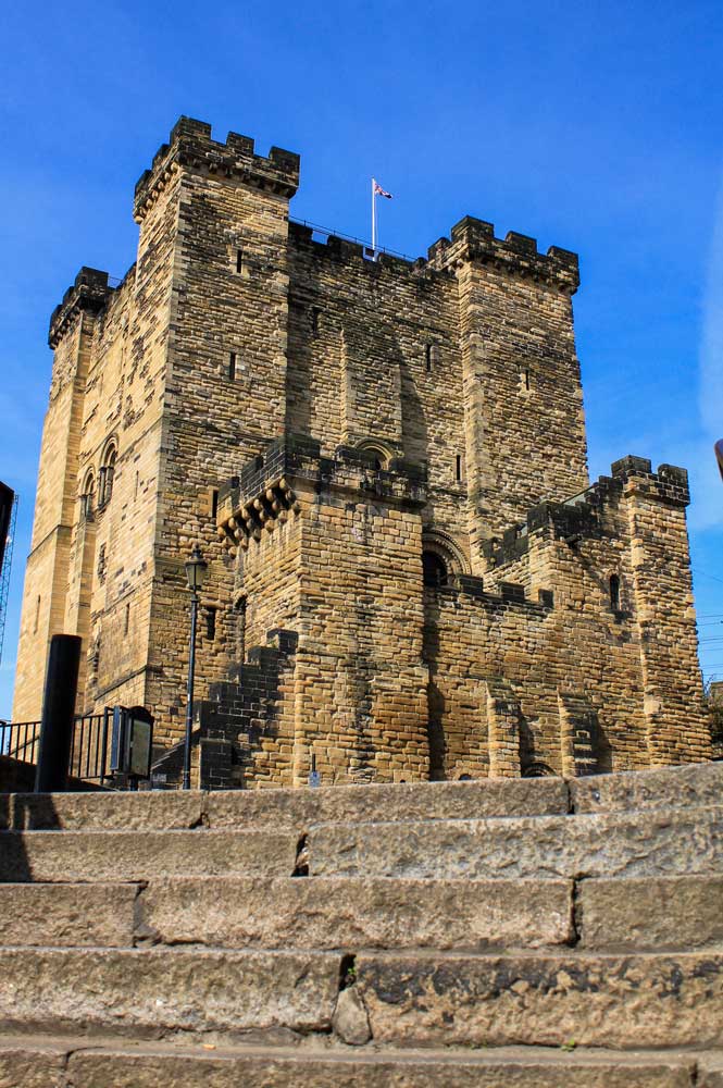 Castle in Newcastle Upon Tyne in North East England