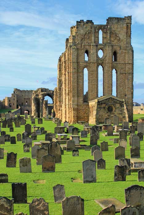 Tynemouth Priory and Castle in North East England