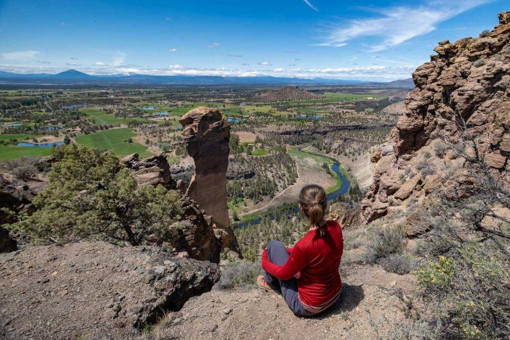 Misery Ridge Trail at Smith Rock State Park in Oregon