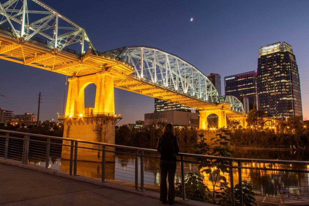 John Seigenthaler Pedestrian Bridge in Nashville