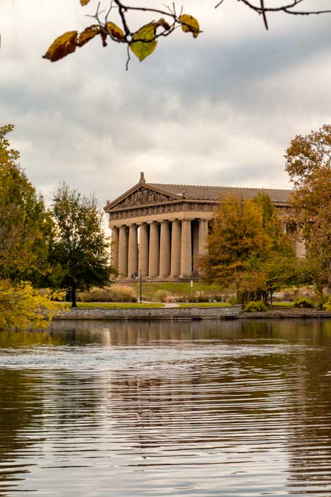 the Parthenon in Centennial Park in Nashville