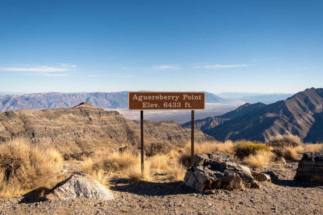Aguereberry Point at Death Valley National Park