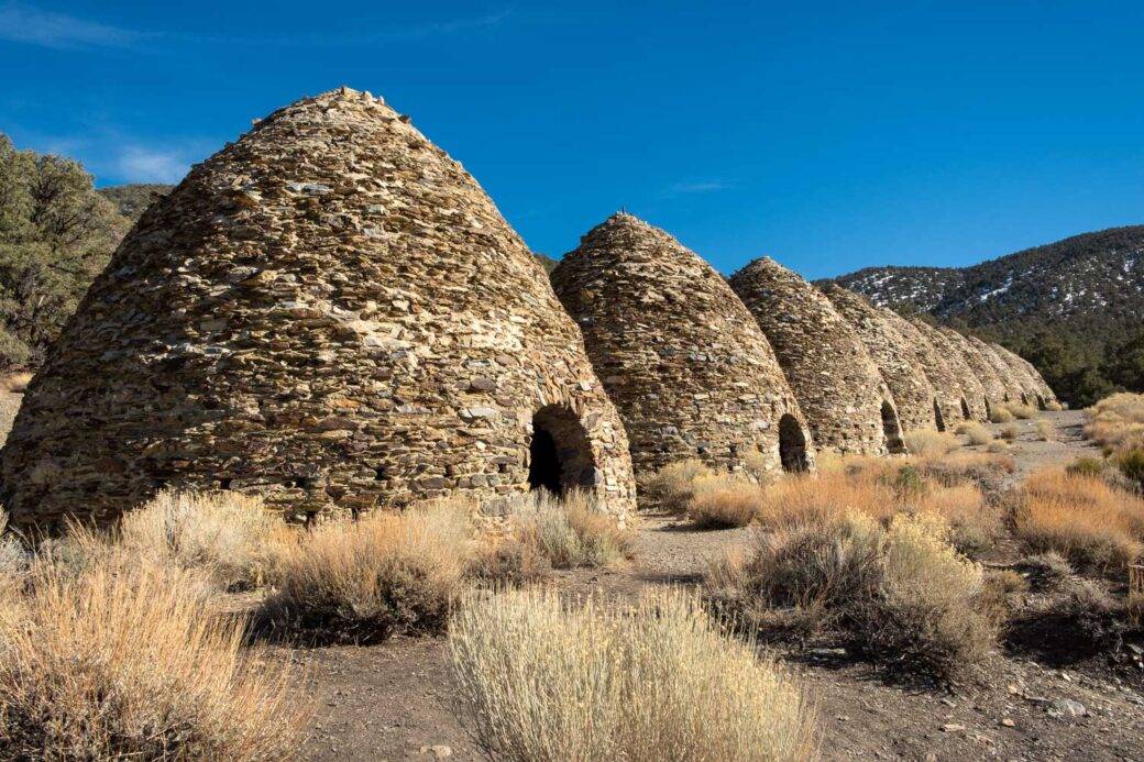 Wildrose charcoal kilns in Death Valley