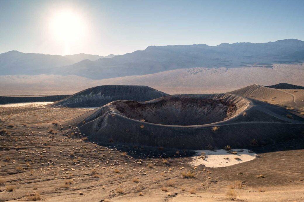 Little Hebe crater at Death Valley National Park