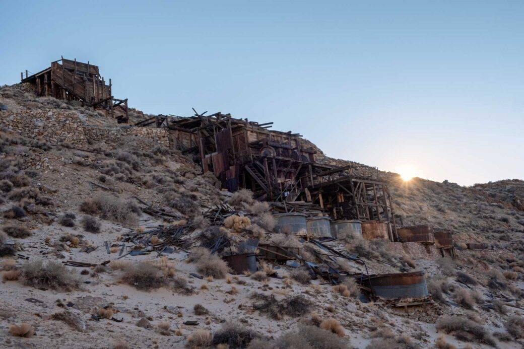 Skidoo ghost town at Death Valley National Park