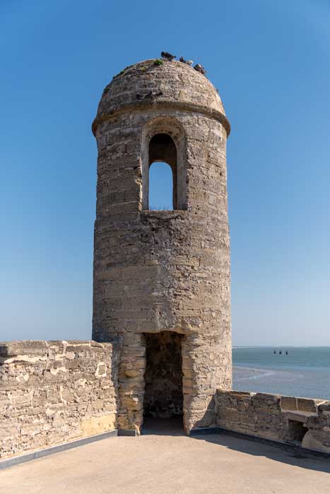 the Castillo de San Marcos National Monument tower