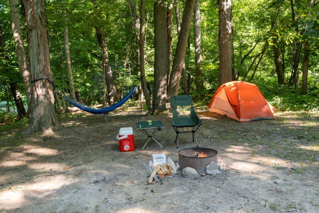 Sand Creek Campground in Chesterton, Indiana