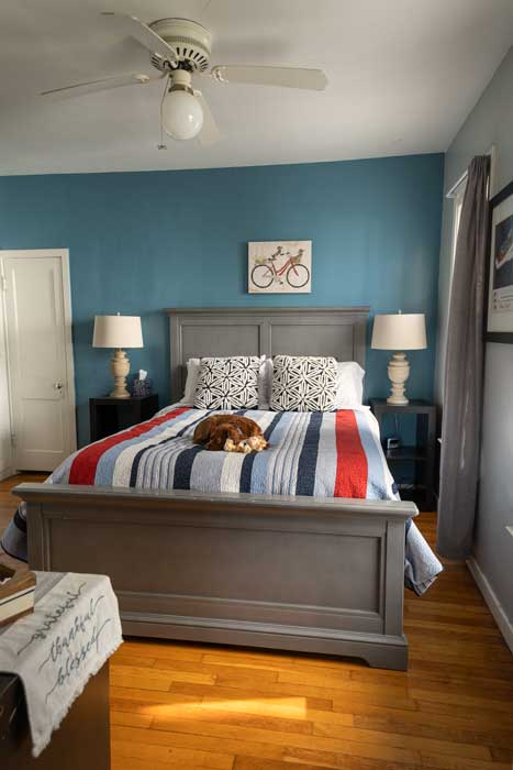 Airbnb bedroom in Saugatuck, MI