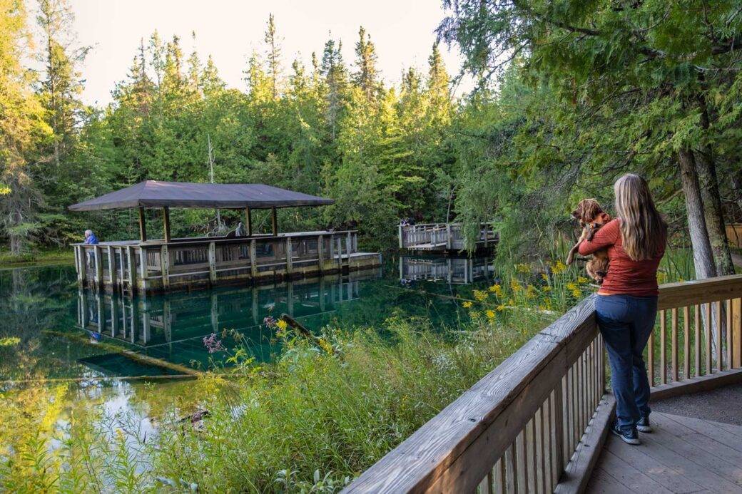 Kitch-iti-Kipi (The Big Spring) in Michigan