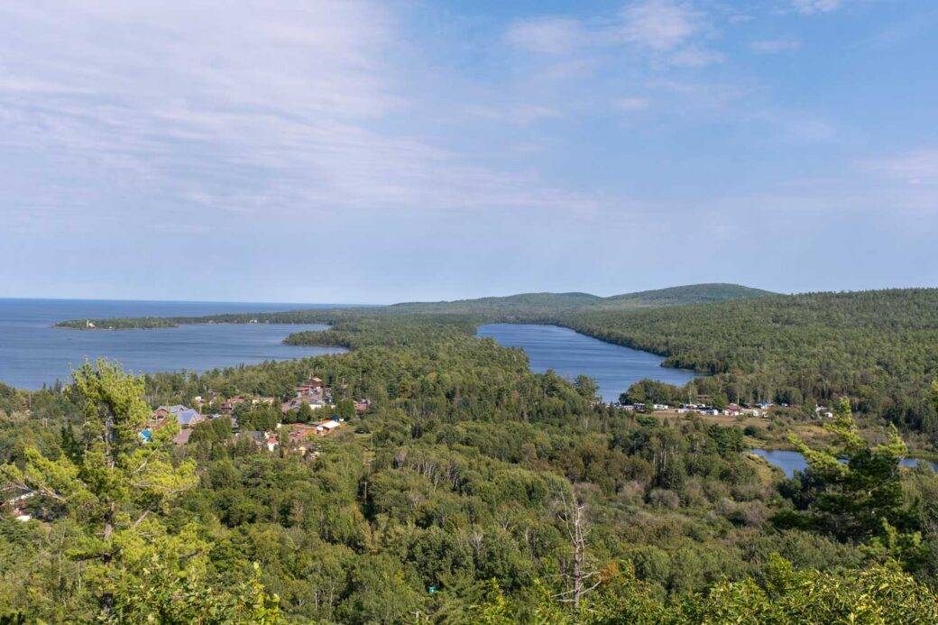 Brockway Mountain Overlook in Michigan