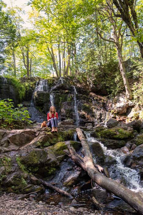 Hungarian Upper Falls in Michigan