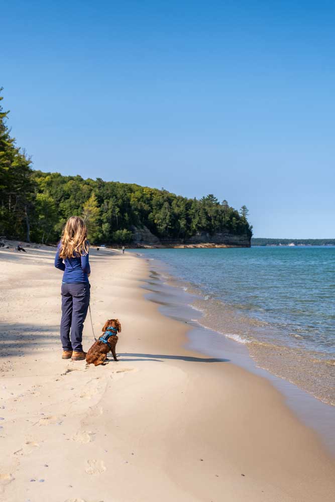 Miners Beach at Pictured Lakes National Lakeshore in Michigan