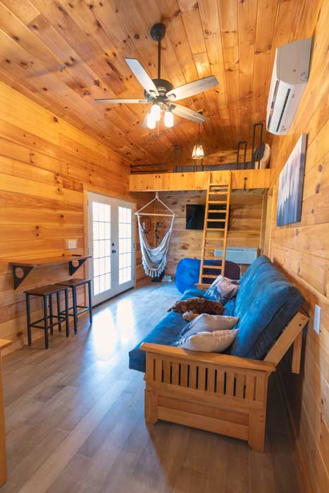 Blue Moon Chalet in Red River Gorge in Kentucky
