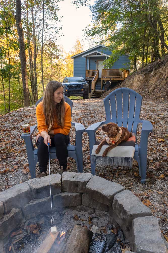 Blue Moon Chalet in Red River Gorge in Kentucky