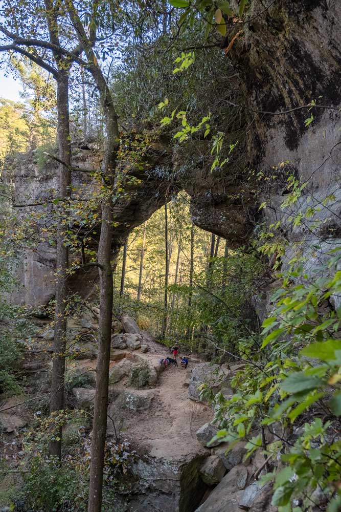 Gray's Arch in Red River Gorge in Kentucky